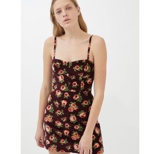 UO After All Corduroy Bustier Dress